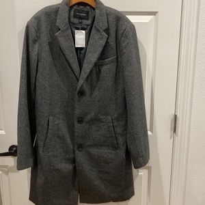 NEW Banana Republic Men’s Tweed car Coat Jacket Large